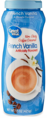 Great Value French Vanilla Non-Dairy Coffee Creamer 15 oz